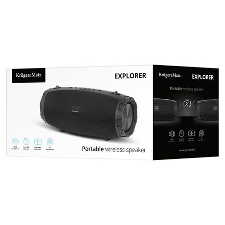 Boxa Portabila Explorer & Kruger Km 0552 cu Bluetooth, baterie 2000 mAh, AUX si USB