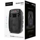 Boxa Portabila Music Box Mini & Kruger Km 0554 cu Bluetooth, baterie 1200 mAh, AUX si USB
