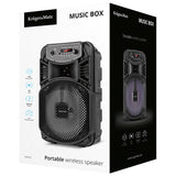 Boxa Portabila Music Box & Kruger Km 0555 cu Bluetooth, baterie 1200 mAh, AUX si USB