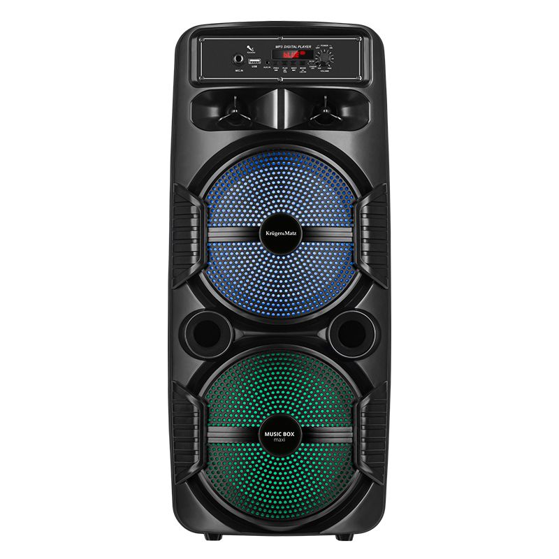 Boxa Portabila Music Box Maxi & Kruger Km 0557 cu Bluetooth, radio FM, baterie 2400 mAh si AUX