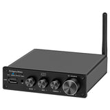 Amplificator Audio Stereo 2x100w & Kruger a 20 cu Bluetooth, USB, Telecomanda si Sunet Stereo