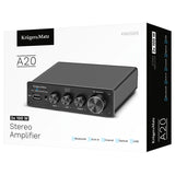 Amplificator Audio Stereo 2x100w & Kruger a 20 cu Bluetooth, USB, Telecomanda si Sunet Stereo