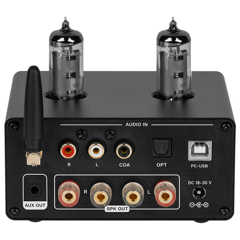 Amplificator Stereo Lampi 6k4 2x100w & Kruger a 60 cu Bluetooth, AUX, USB si Telecomanda