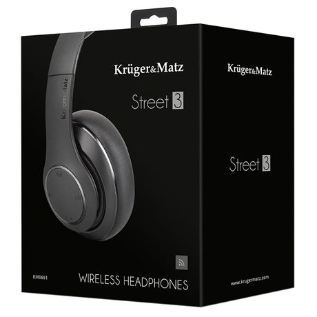 Casti Audio BT Street 3 Negre Kruger&Matz