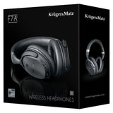 Casti Audio Anc F7a Lite & Kruger Km 0655l cu Bluetooth, baterie 300 mAh, AUX si USB