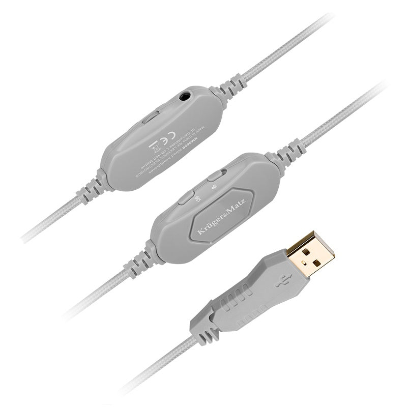 Casti Gamer Kids & Roz Kruger Km 0658 cu USB