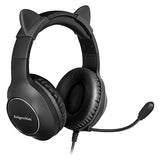 Casti Gamer Kids & Negru Kruger Km 0659 cu USB