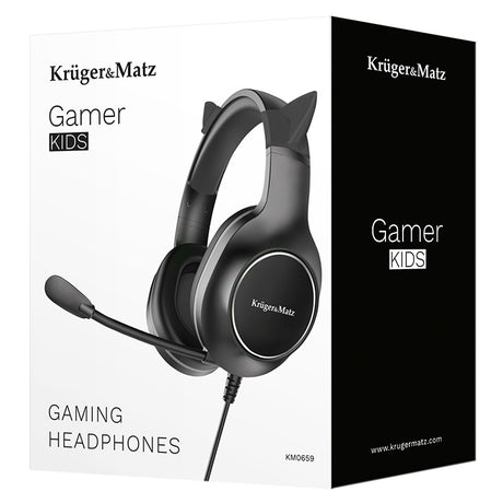 Casti Gamer Kids Kruger&Matz Negru
