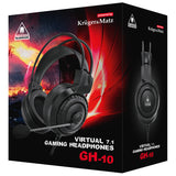 Casti Gaming Warrior Gh-10 & Kruger Km 0674 cu USB