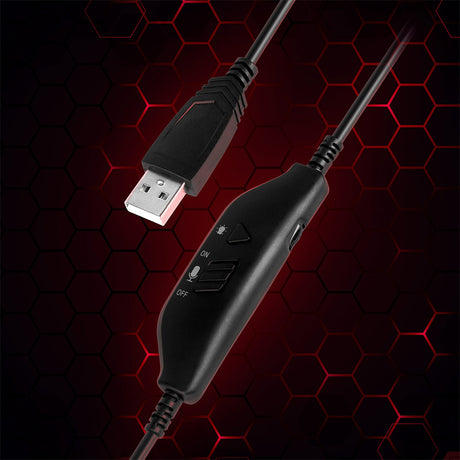Casti Gaming Warrior Gh-50 & Kruger Km 0675 cu USB