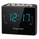 Radio cu ceas Desteptator & Kruger Km 0821 cu radio FM, alarma si baterie reincarcabila