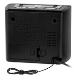 Radio cu ceas Desteptator & Kruger Km 0821 cu radio FM, alarma si baterie reincarcabila