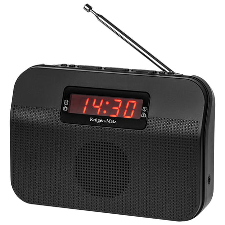 Radio Portabil cu alarma & Kruger Km 0825 cu radio FM