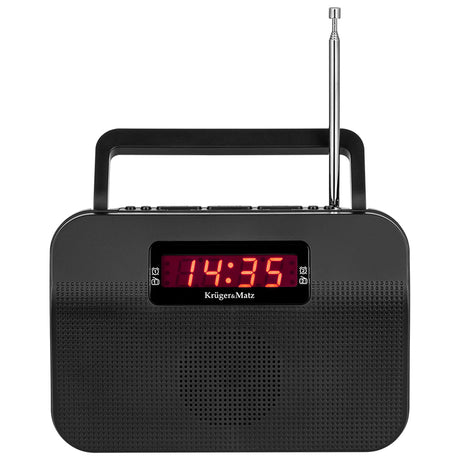 Radio Portabil cu alarma & Kruger Km 0825 cu radio FM