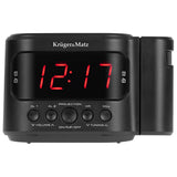 Aparat Radio Proiectie Ceas & Kruger Km 0827 cu radio FM, alarma si baterie reincarcabila