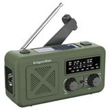 Radio Multifunctional Solar cu Lanterna, Powerbank si SOS, 2000 mAh, AM/FM/WB, Incarcare USB-C
