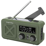 Radio Multifunctional Solar cu Lanterna, Powerbank si SOS, 2000 mAh, AM/FM/WB, Incarcare USB-C