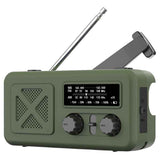 Radio Multifunctional Solar cu Lanterna, Powerbank si SOS, 2000 mAh, AM/FM/WB, Incarcare USB-C