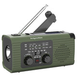 Radio Multifunctional Solar Kruger&Matz, Powerbank 5000 mAh, Lanterna, Lampa de Lucru, SOS, AM/FM/WB