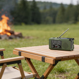 Radio Multifunctional Solar Kruger&Matz, Powerbank 5000 mAh, Lanterna, Lampa de Lucru, SOS, AM/FM/WB