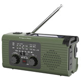 Radio Multifunctional Solar Kruger&Matz, Powerbank 5000 mAh, Lanterna, Lampa de Lucru, SOS, AM/FM/WB