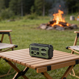 Radio Multifunctional Solar Kruger&Matz, Powerbank 10000 mAh, Lanterna, Lampa de Lucru, SOS, AM/FM/WB