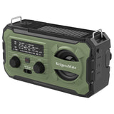 Radio Multifunctional Solar Kruger&Matz, Powerbank 10000 mAh, Lanterna, Lampa de Lucru, SOS, AM/FM/WB