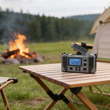 Radio Multifunctional Solar Kruger&Matz, Powerbank 10000 mAh, Ecran LCD, SCAN, Lanterna, SOS, AM/FM/WB