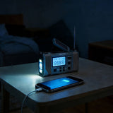 Radio Multifunctional Solar Kruger&Matz, Powerbank 10000 mAh, Ecran LCD, SCAN, Lanterna, SOS, AM/FM/WB
