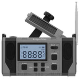 Radio Multifunctional Solar Kruger&Matz, Powerbank 10000 mAh, Ecran LCD, SCAN, Lanterna, SOS, AM/FM/WB