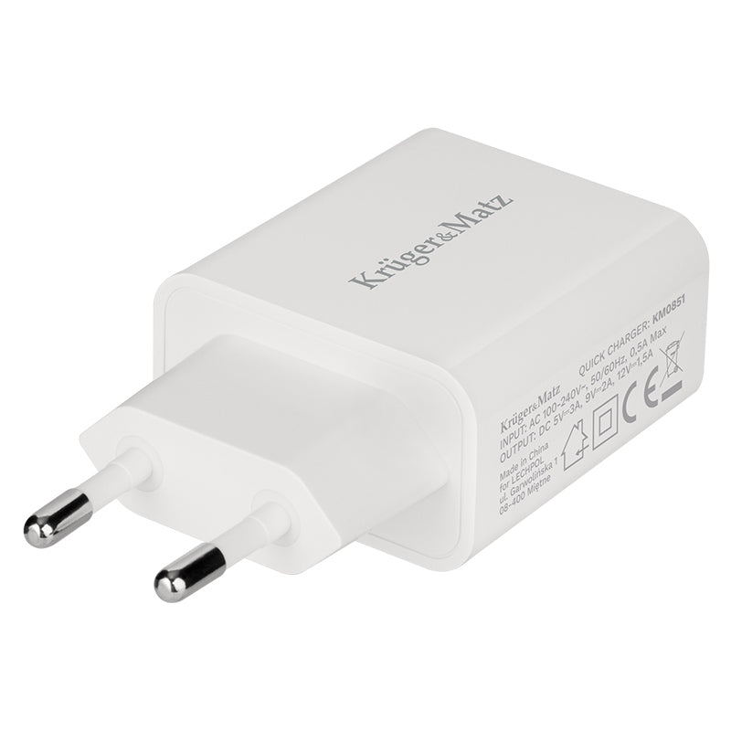 Incarcator Retea Quick Charge 3.0 18W Kruger&Matz