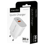 Incarcator Retea Gan Pd 3.0 Qc 3.0 Kruger Km 0855 cu USB