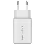 Incarcator Retea Pd Qc & Kruger Gan 45W cu USB