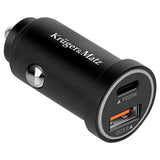 Incarcator Auto -a Type C Qc & Kruger Pd 38W cu USB