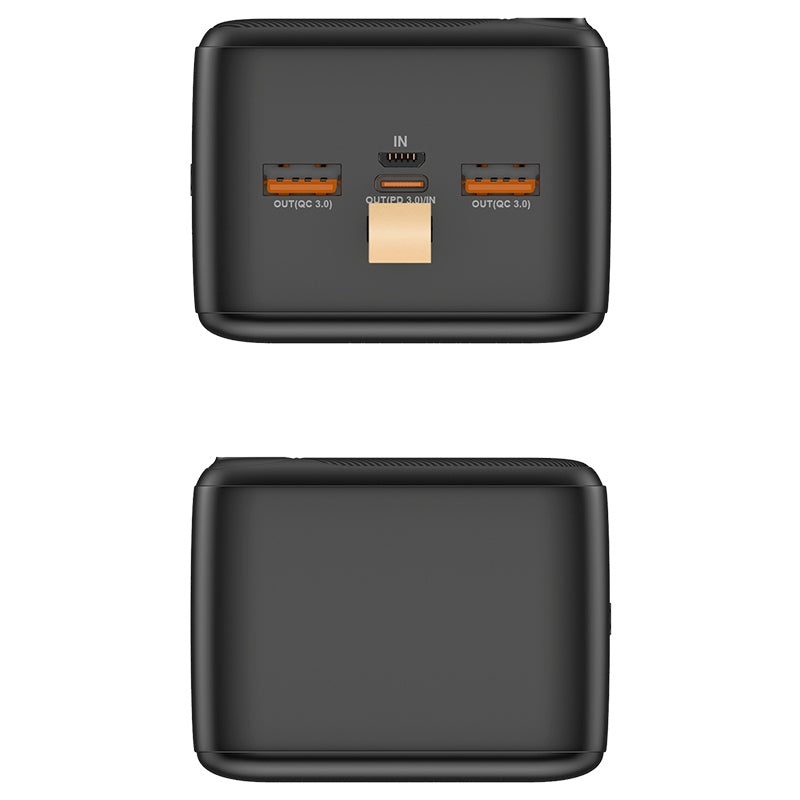Power Li-ion Qc Pd & Kruger Bank 40000mAh cu afisaj LCD, baterie 40000 mAh si USB