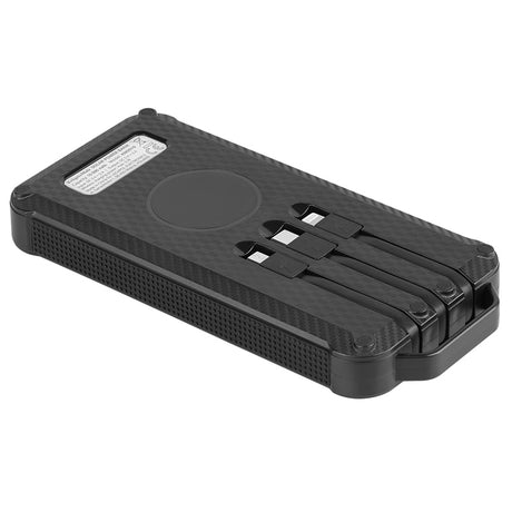 Power Bank Solar 10000 mAh Li-pol & Kruger Km 0910 cu incarcare wireless, baterie 10000 mAh si USB