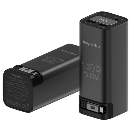 Power mAh Li-ion Qc Pd & Kruger Bank 20000 cu afisaj LCD, baterie 20000 mAh si USB