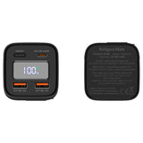 Power mAh Li-ion Qc Pd & Kruger Bank 20000 cu afisaj LCD, baterie 20000 mAh si USB