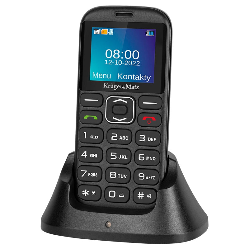 Telefon GSM Seniori Buton Sos 4g & Kruger Km 0922 cu Bluetooth si baterie 1000 mAh