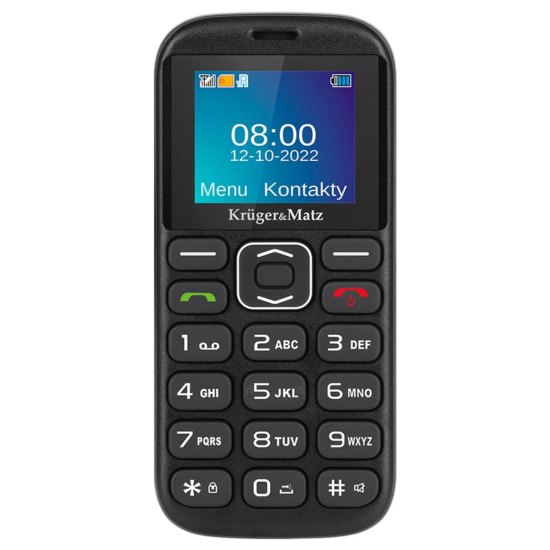 Telefon GSM Seniori Buton Sos 4g & Kruger Km 0922 cu Bluetooth si baterie 1000 mAh