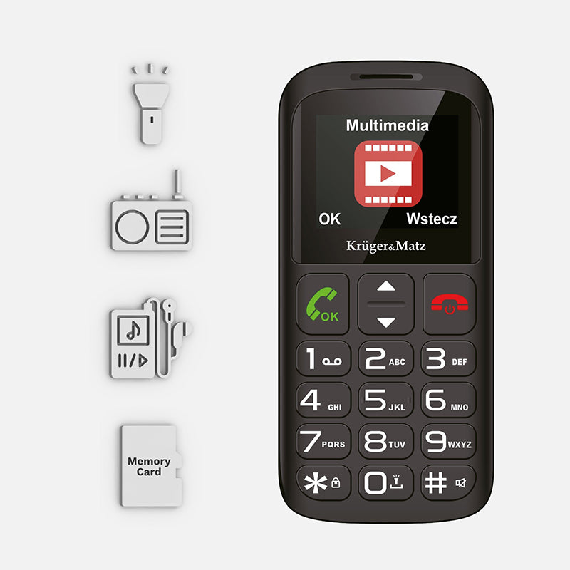Telefon GSM Seniori Kruger&Matz KM0923-4G