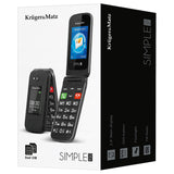 Telefon GSM Seniori Buton & Kruger Sos 930 cu Bluetooth, radio FM, alarma si baterie 1000 mAh