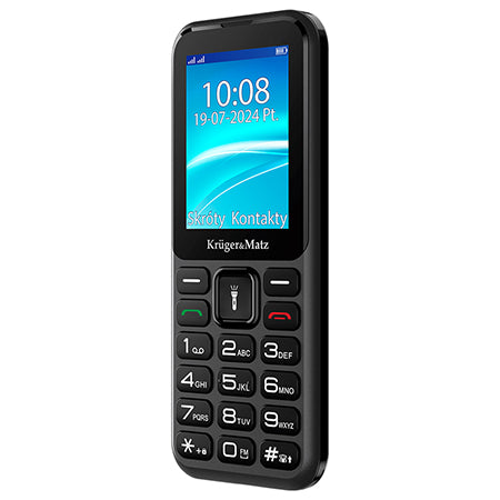 Telefon GSM 4g Simple & Kruger Km 0940 cu Bluetooth, radio FM, alarma si baterie 1400 mAh