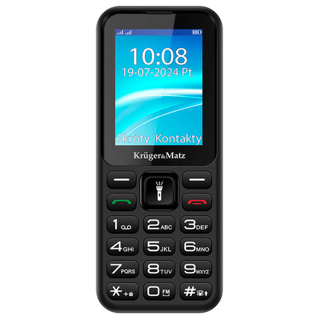 Telefon GSM 4g Simple & Kruger Km 0940 cu Bluetooth, radio FM, alarma si baterie 1400 mAh