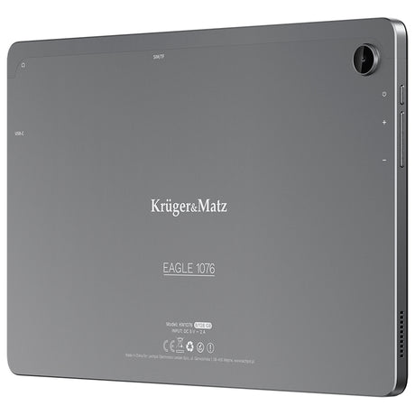 Tableta 4g LTE 8gb 128gb Android 13 Kruger Km 1076 cu Bluetooth, radio FM, Internet WiFi si baterie 6200 mAh
