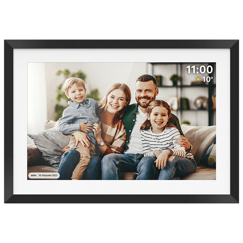 Rama Foto Digitala .1 Frameo Ambilight &ma Kruger WiFi 10 cu Internet WiFi, USB si Sunet Stereo