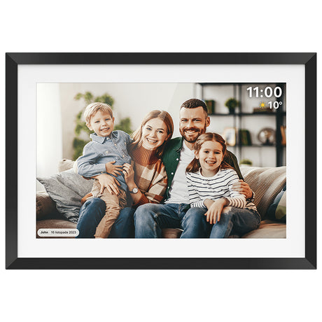 Rama Foto Digitala .1 Frameo Ambilight &ma Kruger WiFi 10 cu Internet WiFi, USB si Sunet Stereo