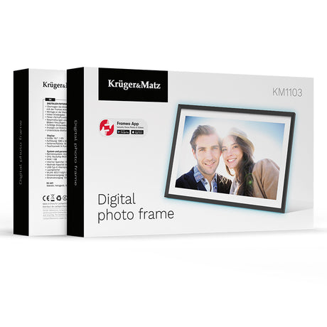 Rama Foto Digitala .1 Frameo Ambilight &ma Kruger WiFi 10 cu Internet WiFi, USB si Sunet Stereo
