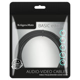 Cablu 2RCA - 2RCA 10M Basic K&M