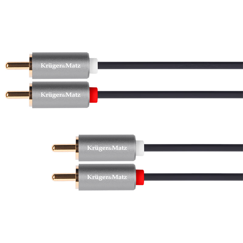 Cablu 2RCA - 2RCA 1M Basic K&M